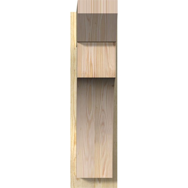 Westlake Slat Rough Sawn Outlooker, Douglas Fir, 8W X 22D X 30H